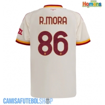 Camisa de time de futebol AS Roma Rodrigo Mora #86 Replicas 2º Equipamento 2026-27 Manga Curta